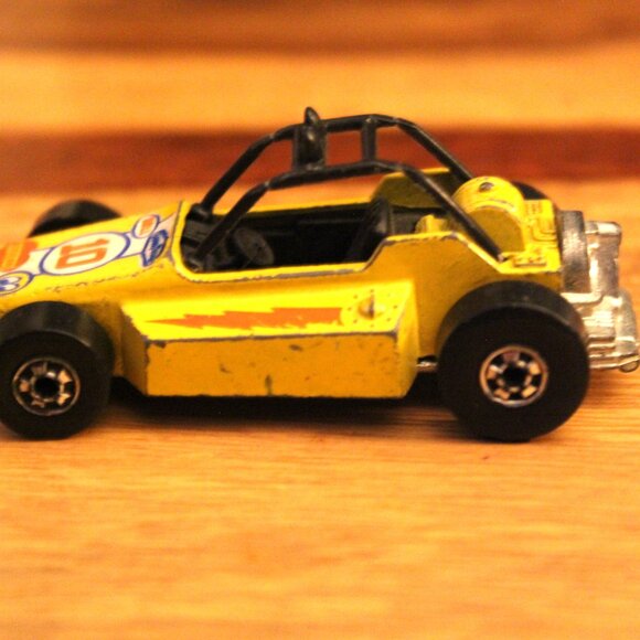 Vintage 1975 Hot Wheels Yellow #10 Rock Buster Hong Kong Diecast Metal - Picture 5 of 6